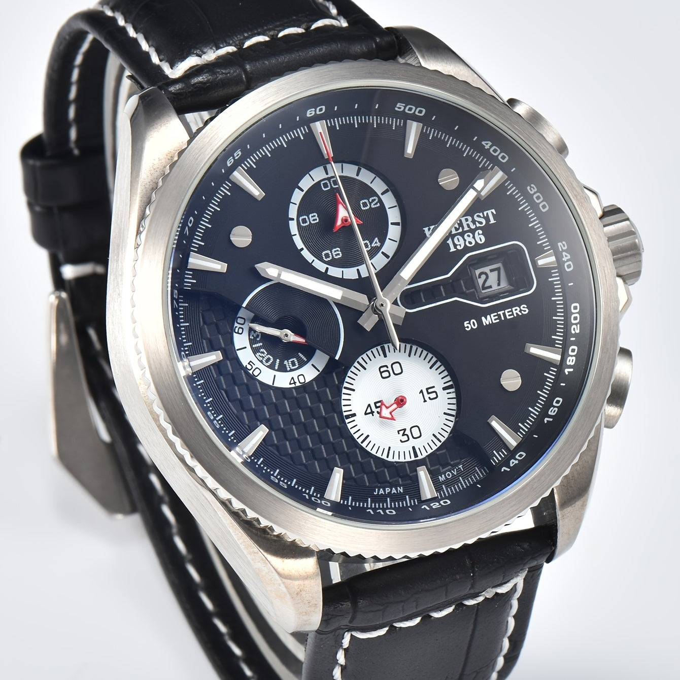 KUERST Waterproof Quartz Watch with Night Light