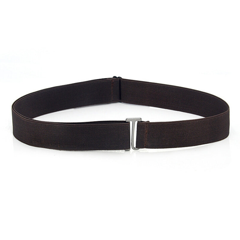 Canvas Stretch Braid Belt Women No Show Invisible Belt Elastic Waist Belt