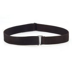 Canvas Stretch Braid Belt Women No Show Invisible Belt Elastic Waist Belt
