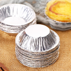 100pcs Baking Foil Cupcake Egg Tart Mold Cups