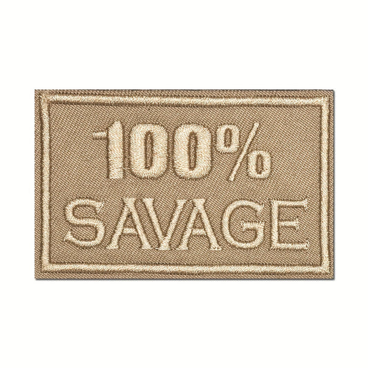 Savage Embroidered Patch for Outdoor Decoration
