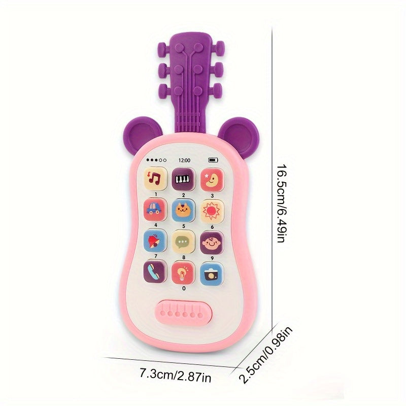 Baby Guitar Phone Toy with Lights & Sound Effects