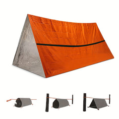 2 Person Emergency Shelter Survival Bivy Tube Tent Kit