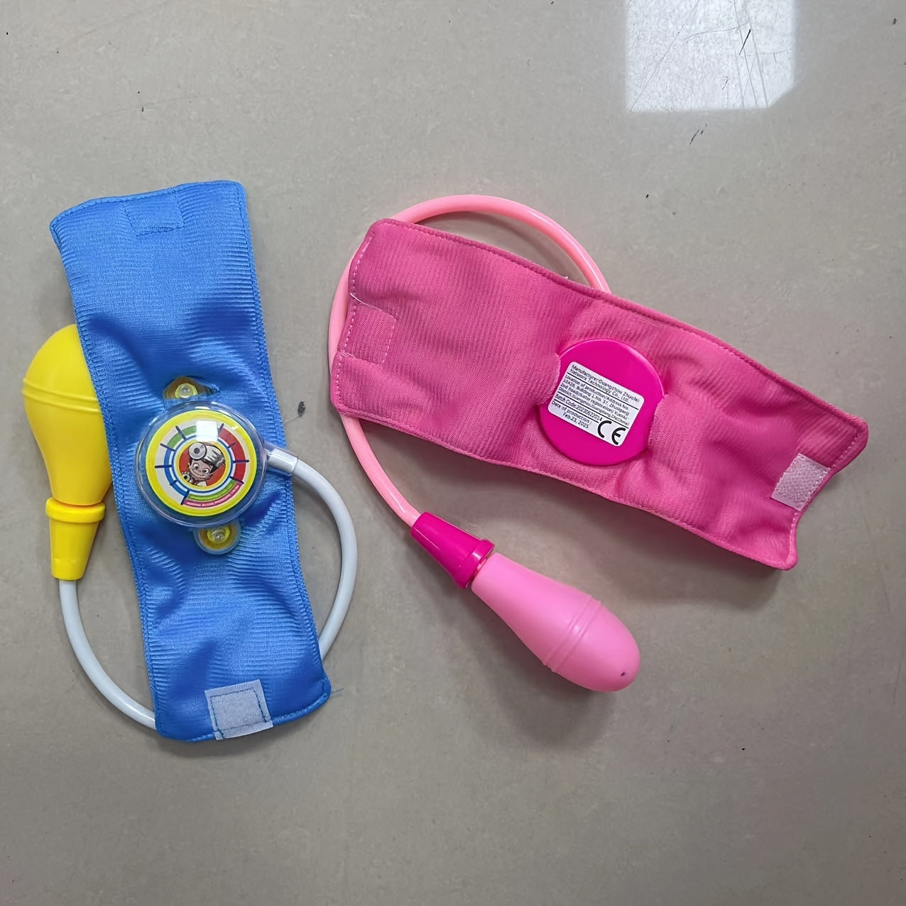 Fun Medical Role Play Set for Kids - Pink Sphygmomanometer Toy Stethoscope