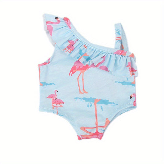 American Girl Doll Clothes Flamingo Swimsuit Doll Bikini Summer Bathing Suit