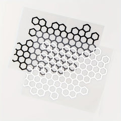 Honeycomb Shaped Waterproof Motorcycle Sticker Decal