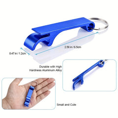 5pcs Outdoor Camping Survival Pocket Tool Solid Aluminum Beer Bottle Opener