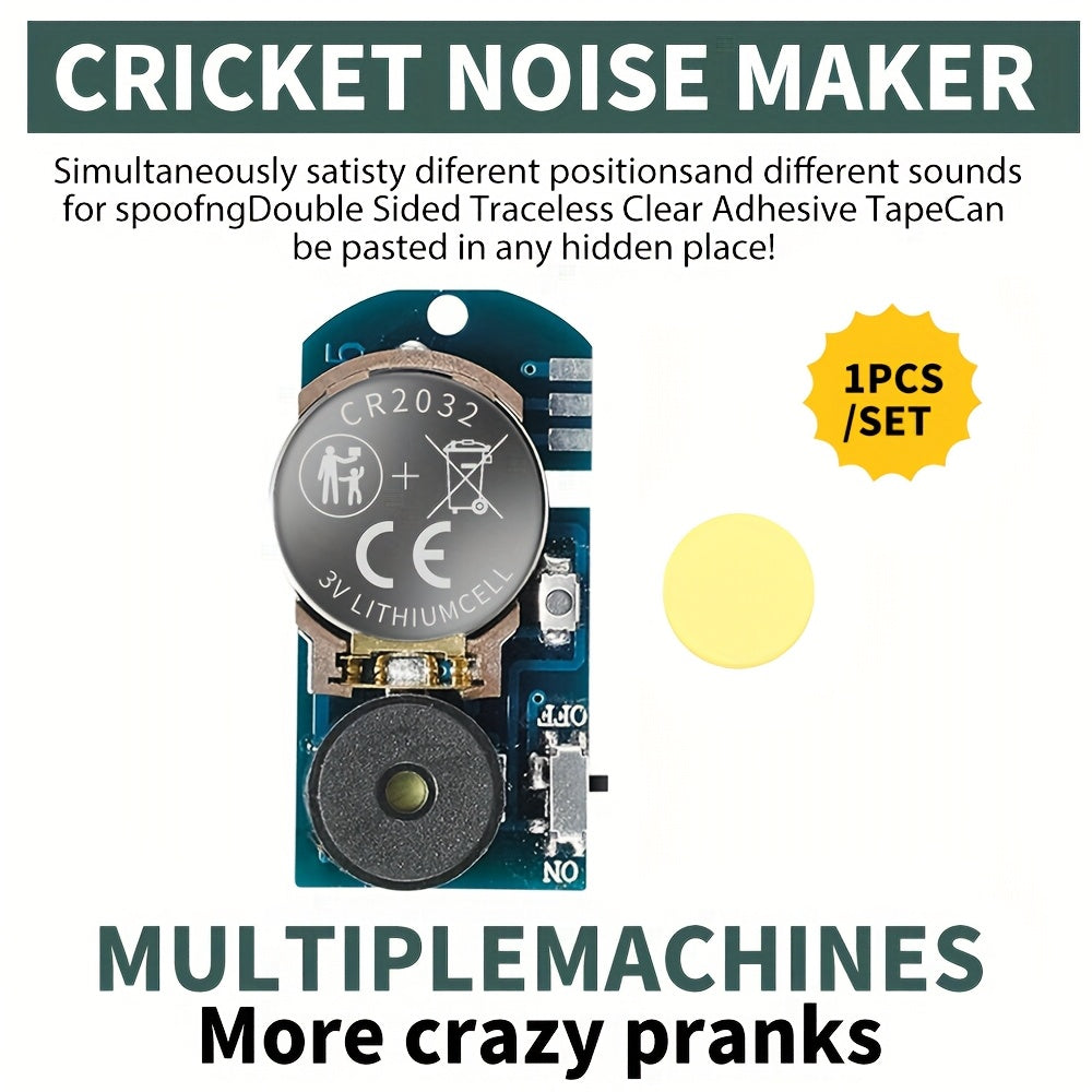 Cricket Noise Making Prank Toy - Indoor/Outdoor Party Fun