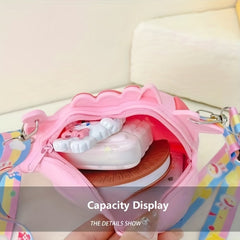 Cartoon Unicorn Silicone Coin Purse Crossbody Bag