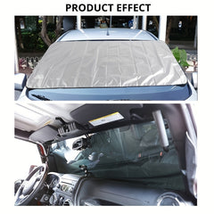 Car Windshield Snow Cover Frost Ice Removal Sun Shade Winter Protection