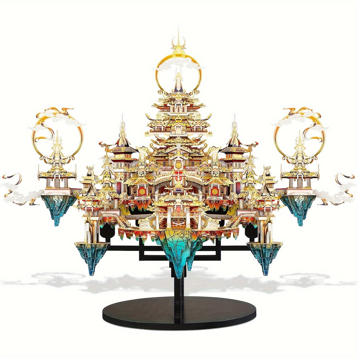 Metal Puzzle Model Kits Palace Building Kits For Adults DIY Handcraft Gift