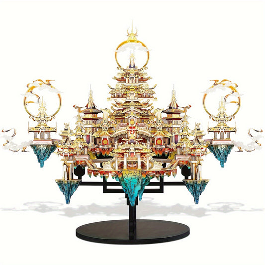 Metal Puzzle Model Kits Palace Building Kits For Adults DIY Handcraft Gift