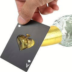 4pcs Stainless Steel Credit Card Size Bottle Opener