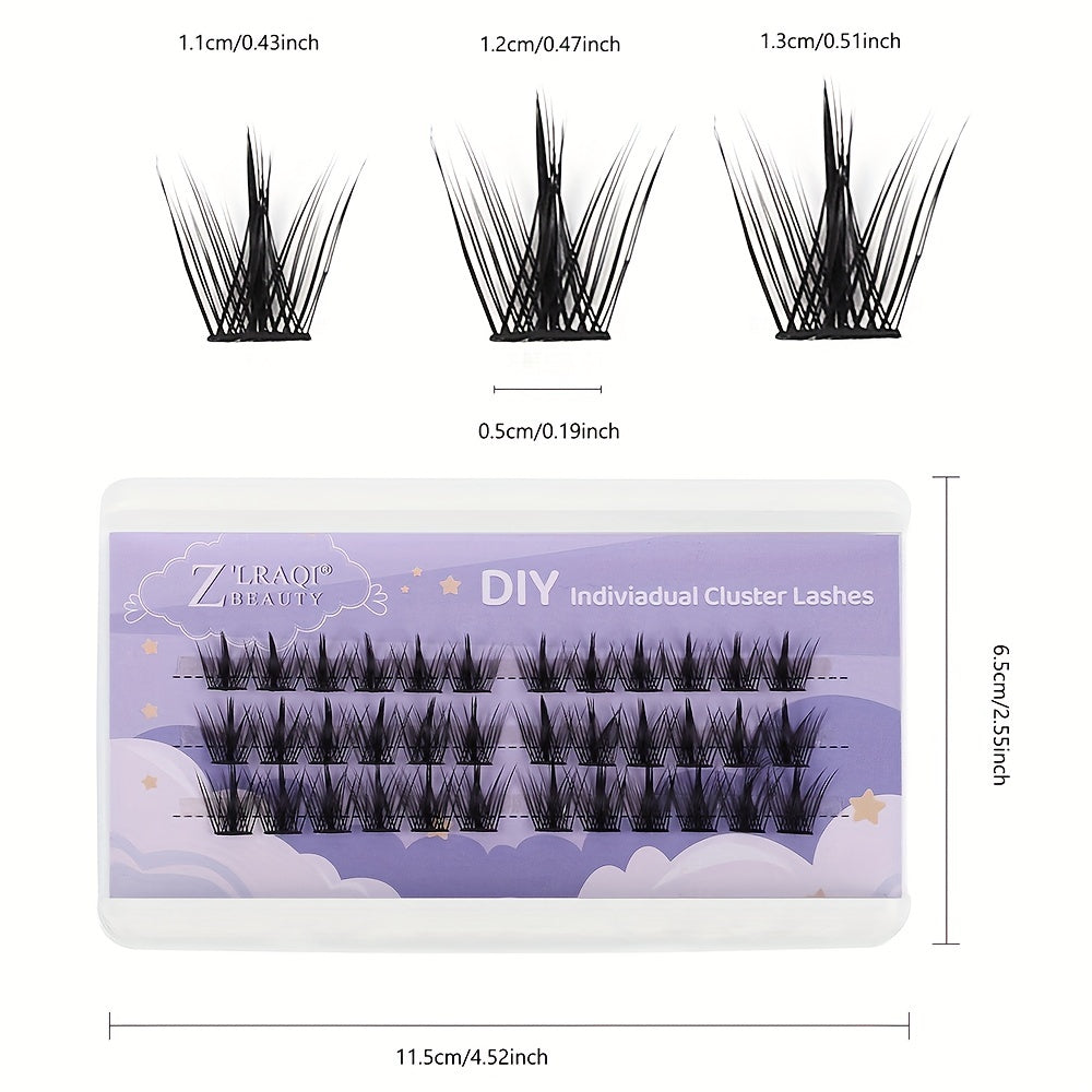 Manga Lashes Natural Individual Cluster Eye Lashes Quick Eyelash Extension