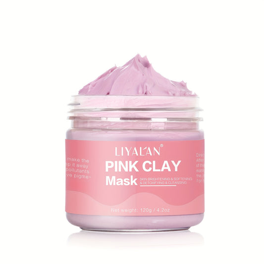 Organic Pink Clay Face Mud Mask - Natural Skincare Solution