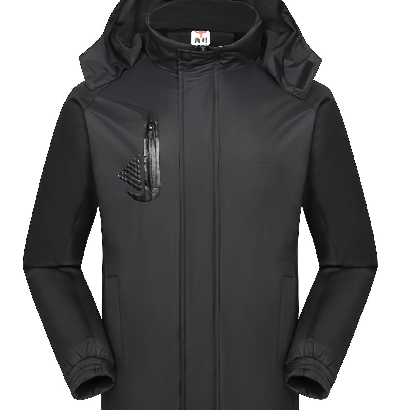 Men's Block Outdoor Casual Hooded Windbreaker Jacket