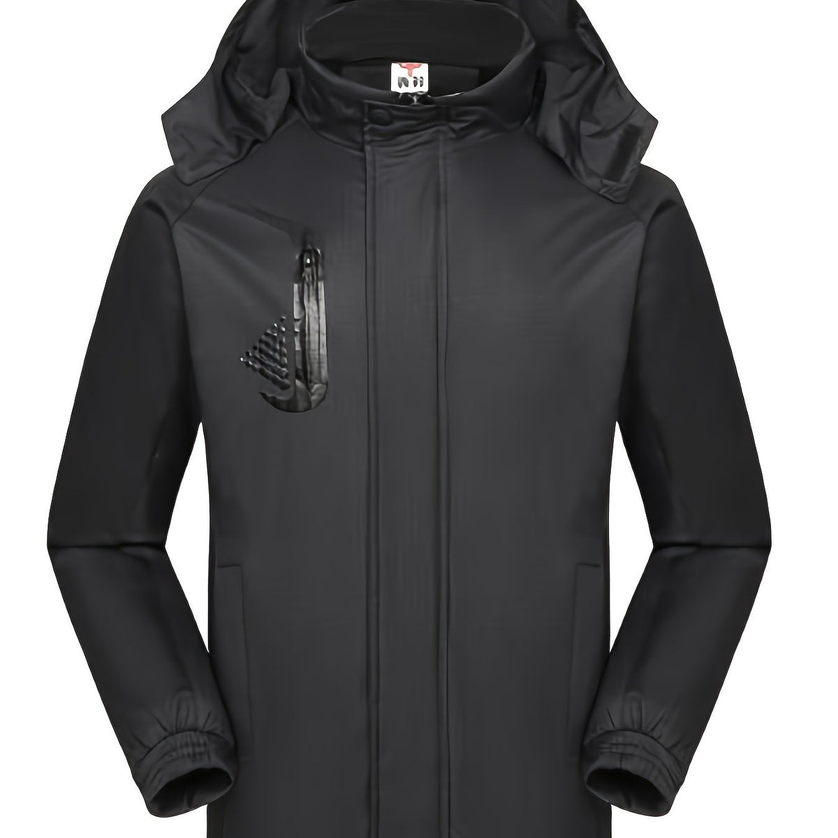 Men's Block Outdoor Casual Hooded Windbreaker Jacket