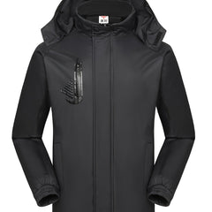 Men's Block Outdoor Casual Hooded Windbreaker Jacket