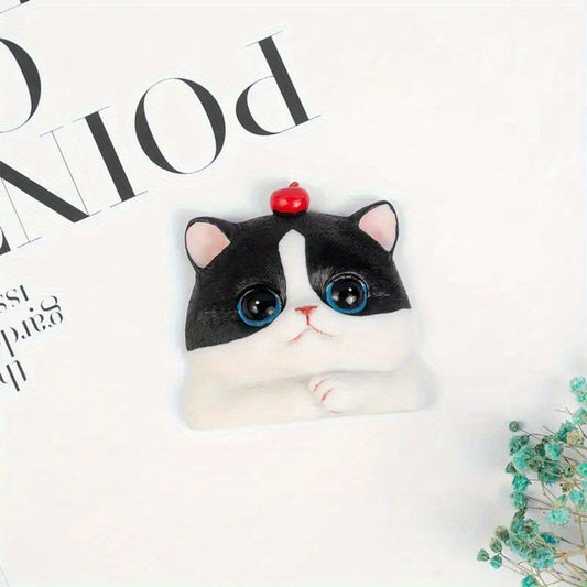 3D Resin Cat Switch Sticker Decorative Wall Sticker Light