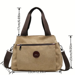 Casual Vintage Satchel Bag Lightweight Handbag