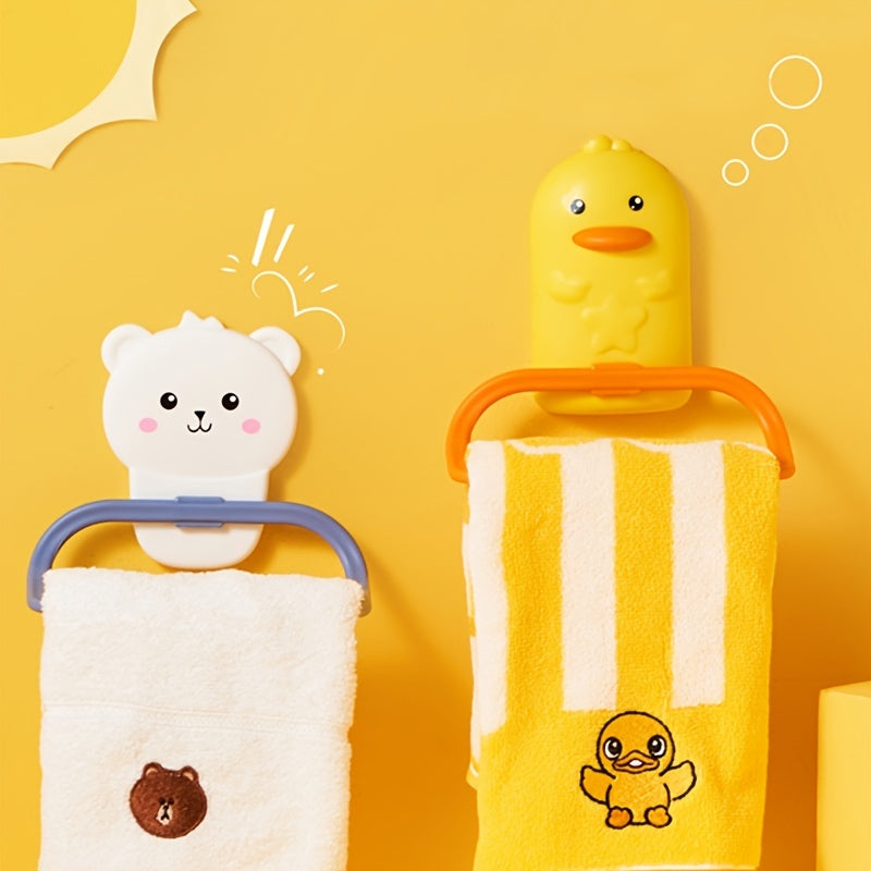 Children's Cartoon Towel Ring Sink Rag Holder