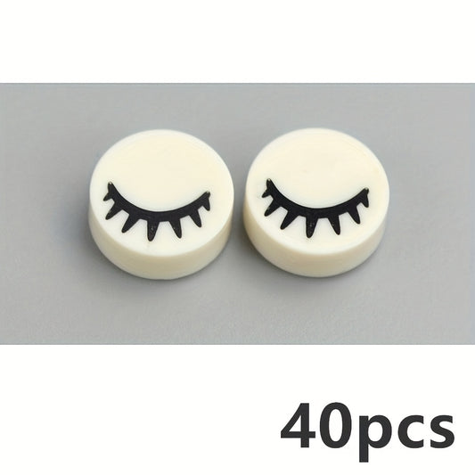 Circular Eyelash Pattern Building Blocks Creative MOC Toys