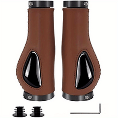 Aluminum Double Lock Bike Handlebar Grips for Mountain Biking BMX Downhill