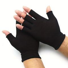 Fingerless Fishing Gloves for Sun Protection, Women Men, Durable, Cut-Resistant