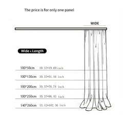 Blackout Curtain Panel Thermal Insulated Room Darkening Bedroom And Living Room