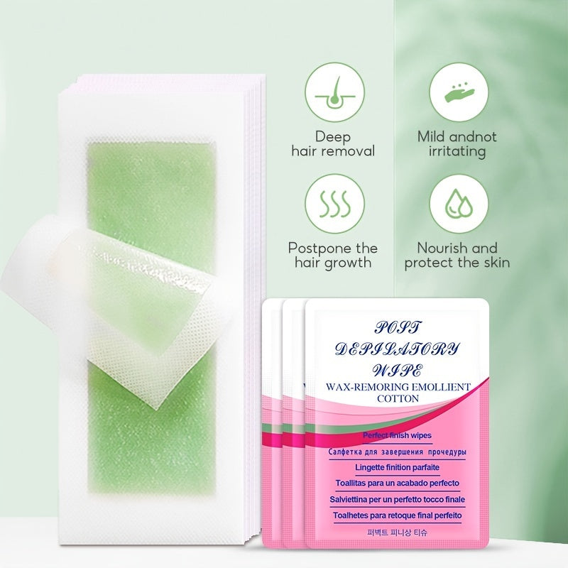 Facial Wax Strips Hair Removal Kit