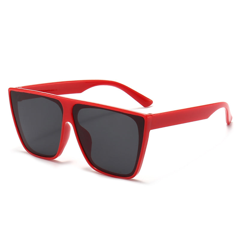 Big Frame Square Sunglasses Solid Sunglasses for Women