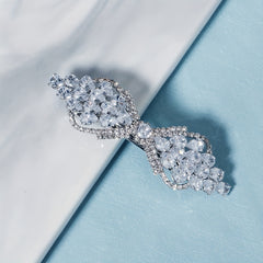 Zircon Side Clip Rhinestone Hair French Barrette
