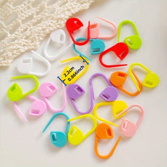 50pcs Marking Buckles Safety Pins with Storage Box Mini Knitting Needles