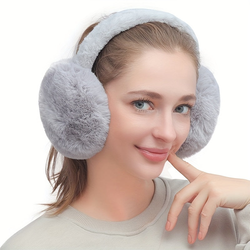 Unisex Soft Earmuffs Warm Folding Earmuffs Outdoor Winter Comfortable Warm