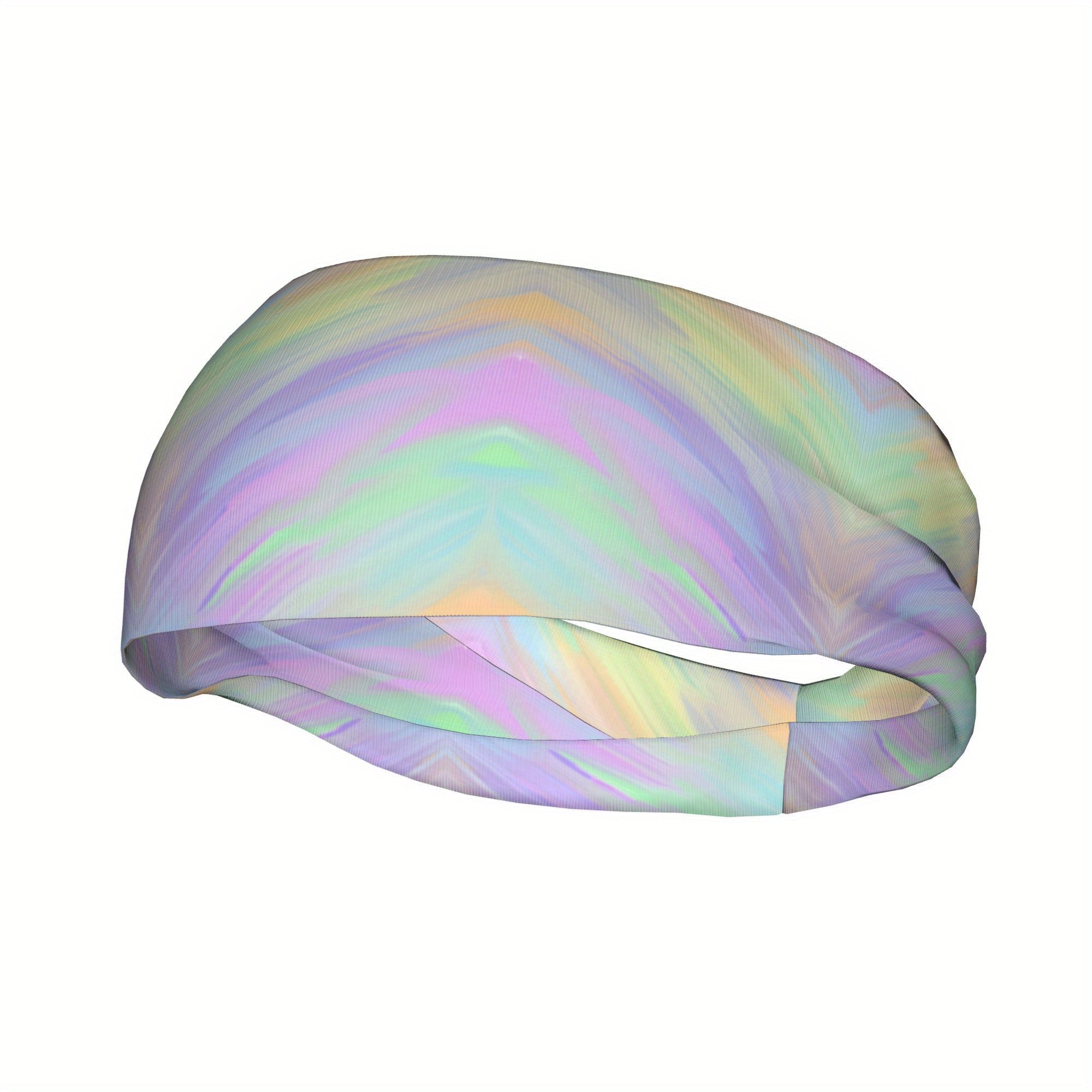 Men's Non Slip Sweatband Purple to Gradient Hairband