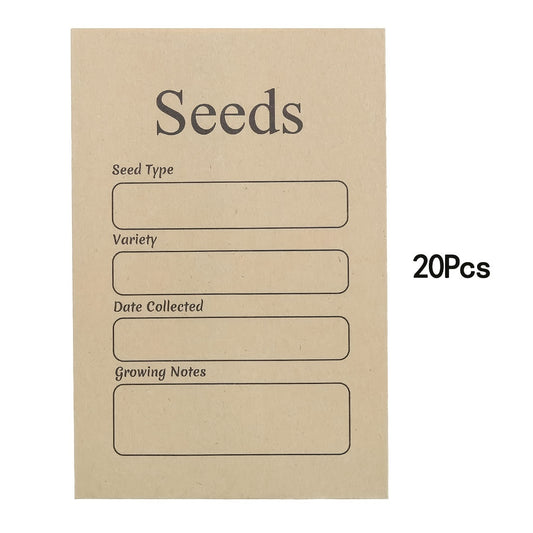 20pcs Seed Envelopes Reusable Self Sealing Seed Envelopes - Small Seed Packets