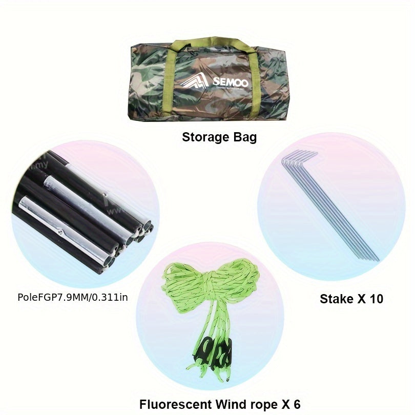 Large Size Waterproof Sun Protection Tent for Camping