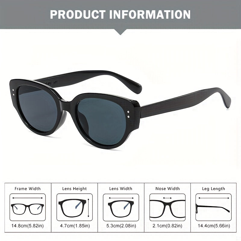 Men's Small Frame Rice Nail Sunglasses Hip Hop PC Sunglasses