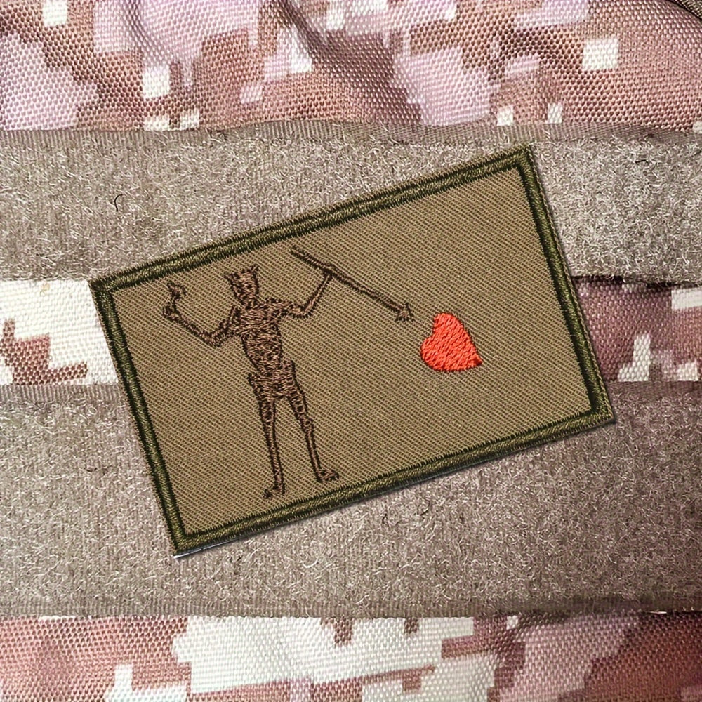 Funny Embroidered Morale Patches w/ Hook & Loop for Caps Uniforms Vests