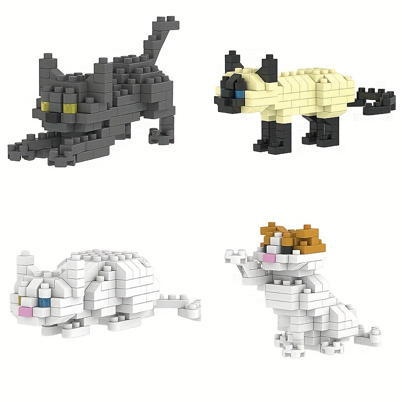 Feline Friends Building Blocks Set for Kids Ages 6