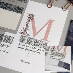 Leopard Print Index Sticker PET Sticky Note 7 6 7 3 3in