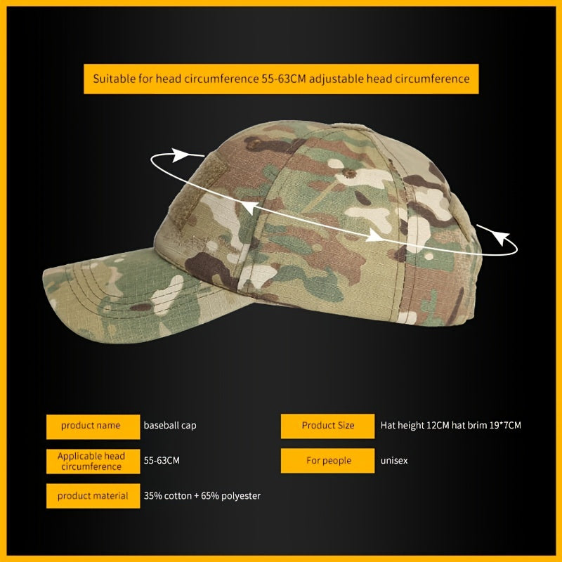 Military Camouflage Training Hat Sunscreen Dustproof Cap