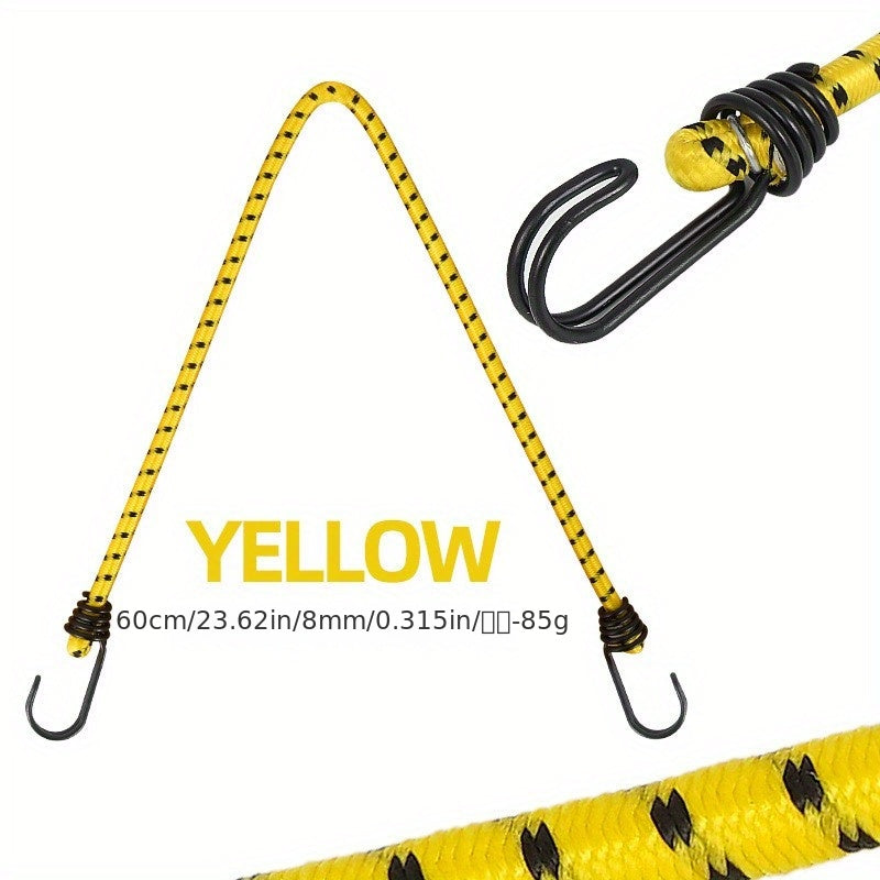 Heavy Duty Bungee Cords - Ideal for Luggage, Camping, Tents, Clothes Drying