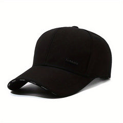 Unisex Sunshade Breathable Baseball Cap with Letter Embroidery