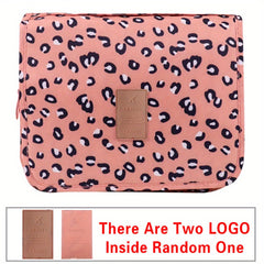 Portable Hanging Hook Cosmetic Bag Nylon Zipper Makeup Pouch