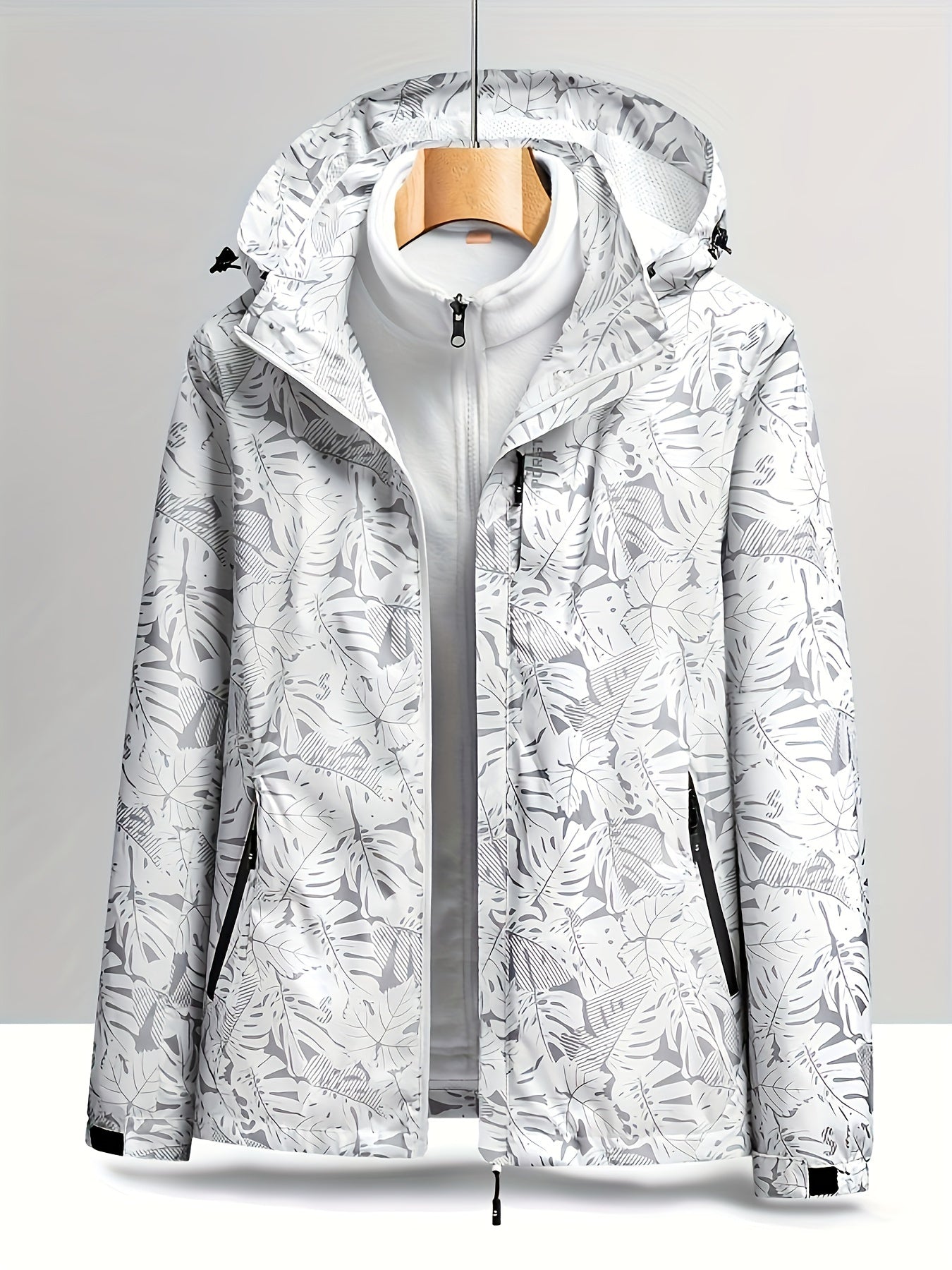 3 in 1 Fleece Liner Warm Punch Jacket Casual Waterproof Windproof Jacket