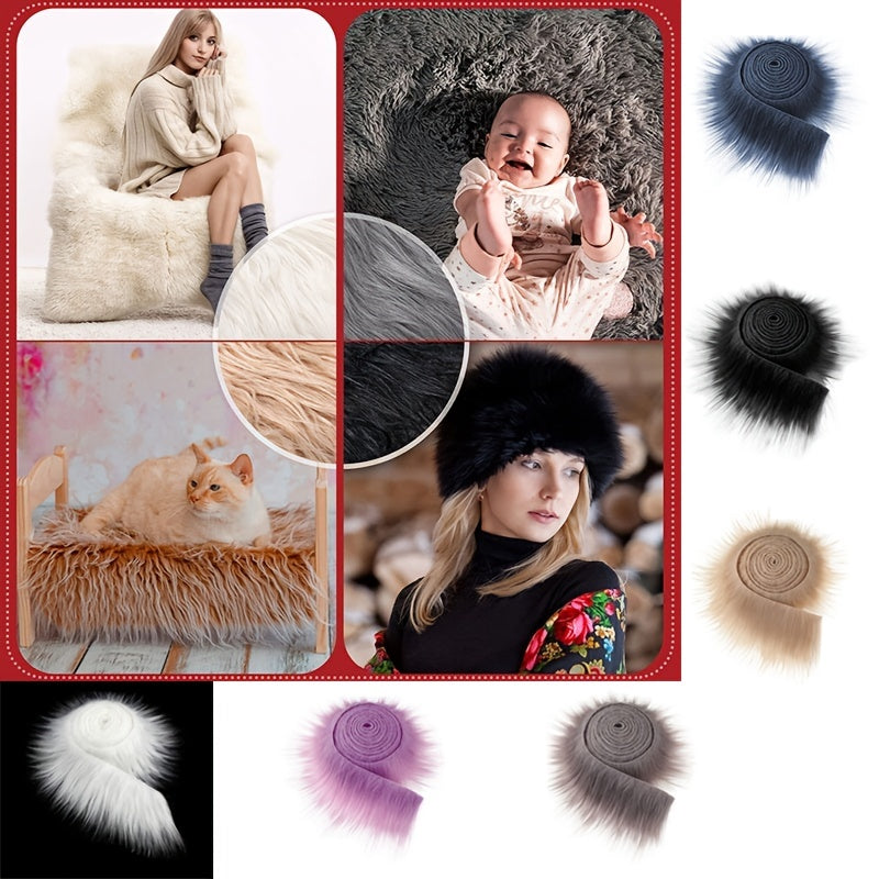 Faux Fur Trim Ribbon for DIY Craft Costume Decoration Fabric