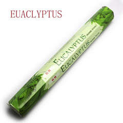 20 Sticks Box Incense Eucalyptus Patchouli Ylang Palo Santo Sandalwood Lavender