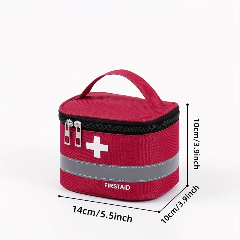 Durable Medical Kits Bag With Zipper Travel Drugs Storage Organizer