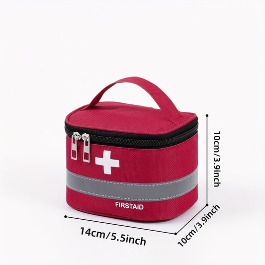 Durable Medical Kits Bag With Zipper Travel Drugs Storage Organizer